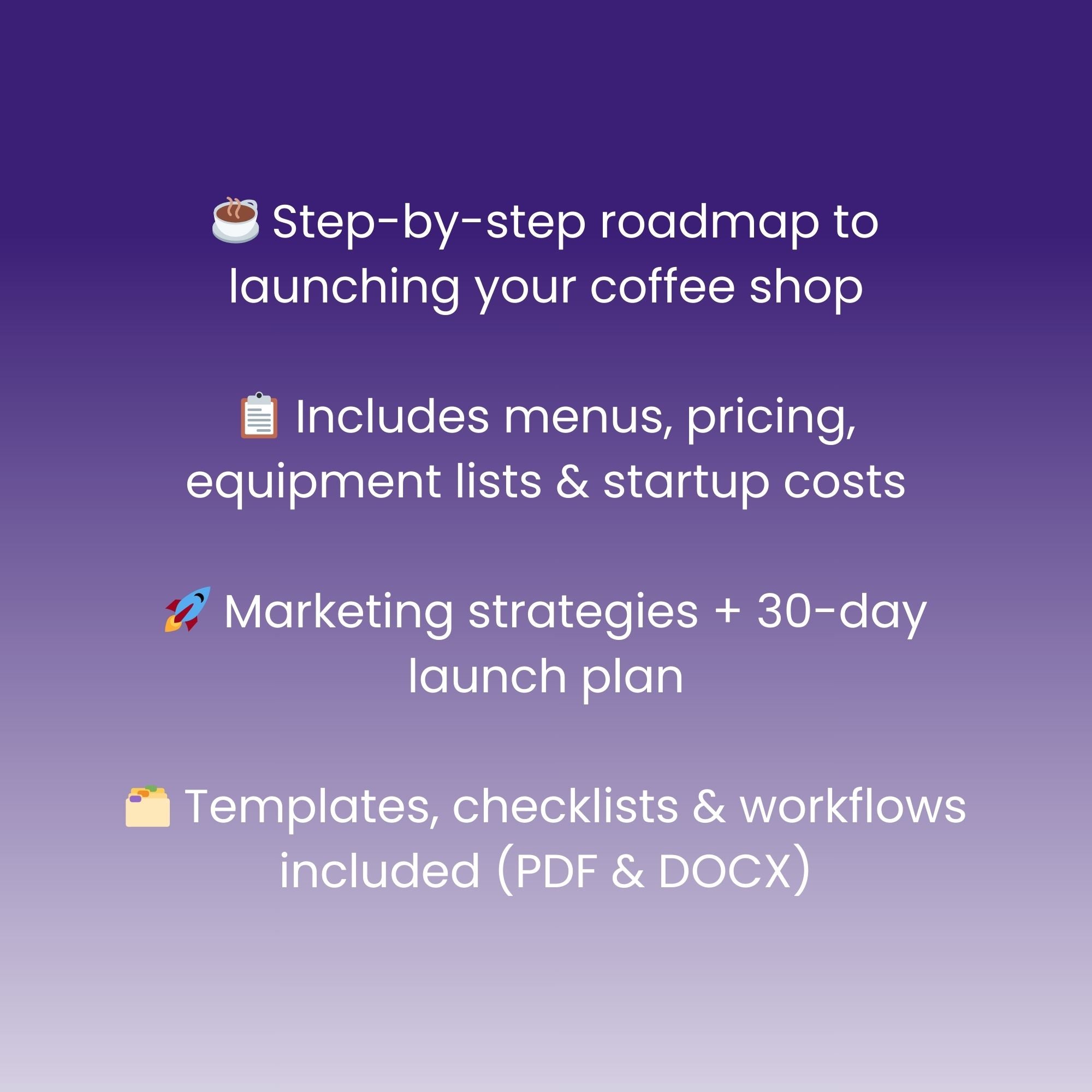 Coffee Shop Startup Manual