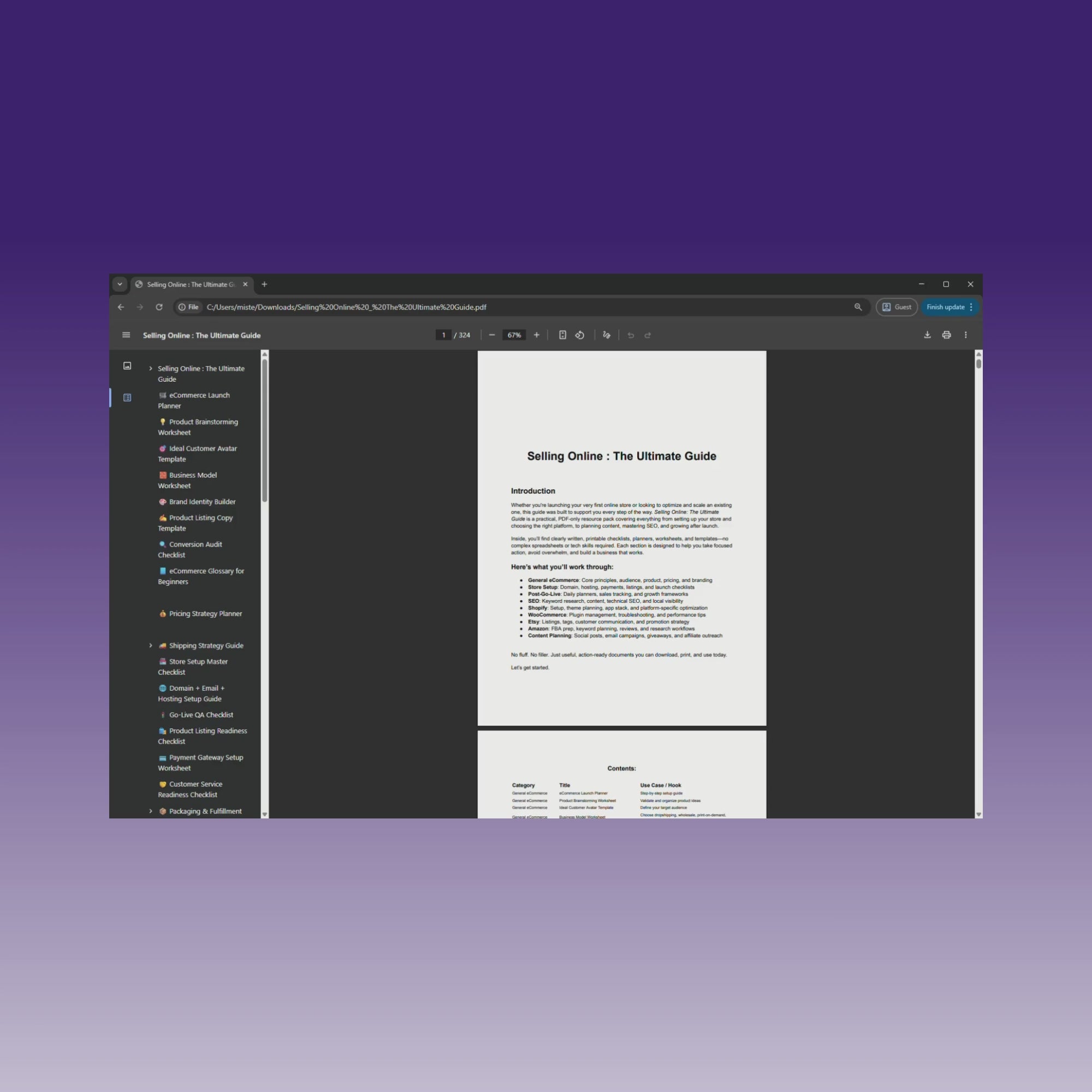 Selling Online: The Ultimate Guide – Complete eCommerce, SEO & Store Setup Toolkit